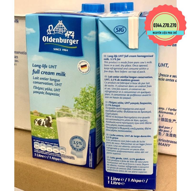 Sữa tươi Đức nguyên kem 1L - 1 Hộp