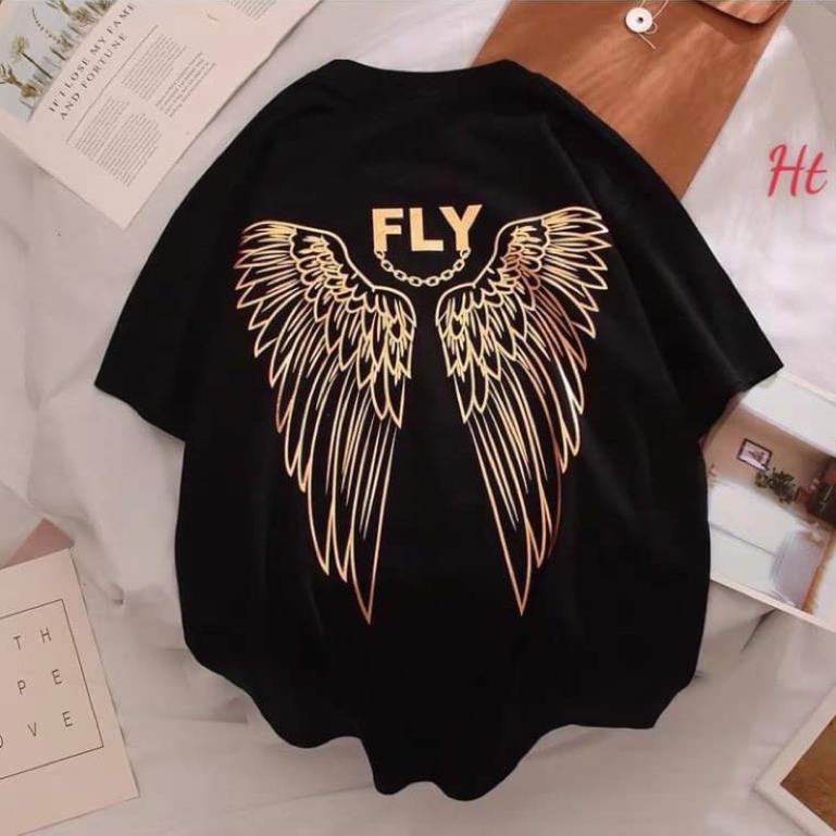 Áo đôi cánh FLY gương vàng in lưng H2U647 ATSHOP CHUYÊN SỈ LẺ THỜI TRANG