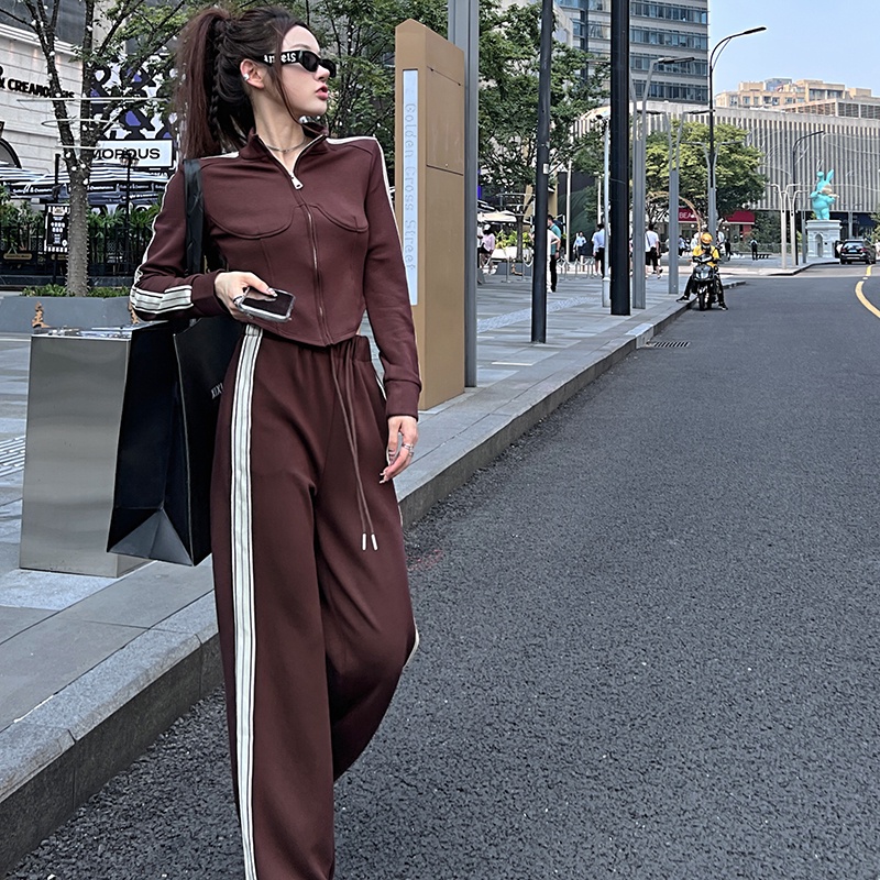 IELGY    Bộ Đồ Thể Thao Mỏng Dáng Rộng Thời Trang Hàn Quốc Cho Nữ