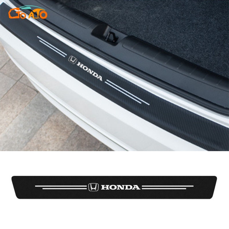 GTIOATO 1 Chiếc Sợi Carbon Dán Xe Bảo Vệ Cốp Sau Xe Hơi DáN ChốNg XưỚC Ô Tô Dán Cốp Xe Hơi Phụ KiệN Ô Tô Cho Honda City Brio Civic Jazz CRV HRV Accord