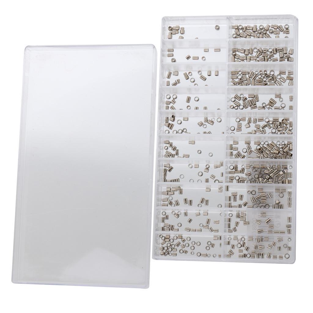 Set 500 Ống Kim Loại Nhiều Kích Cỡ Thay Thế Cho Đồng Hồ Đeo Tay