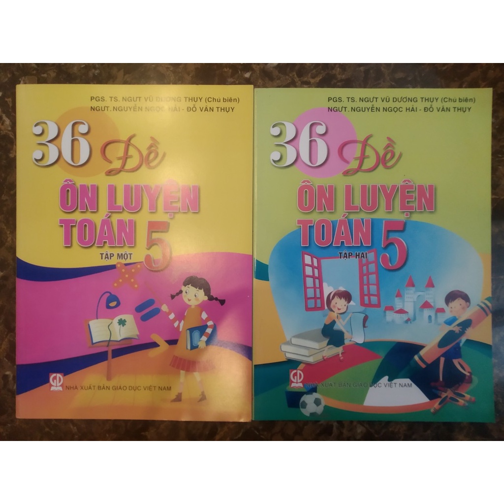 Sách - Combo 36 đề ôn luyện toán lớp 5