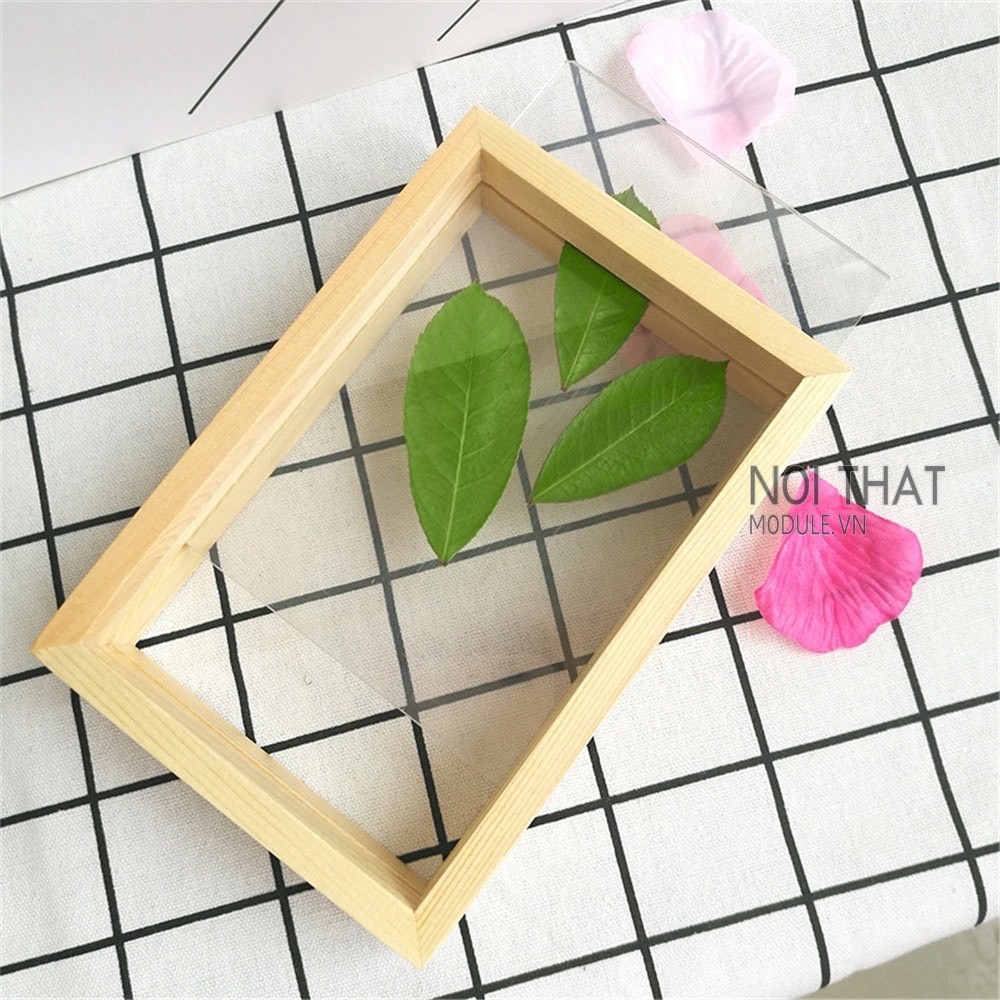 Khung ảnh gỗ để bàn decor 2 mặt nhiều kích thước, sản phẩm làm gỗ thông tự nhiên (IN ẢNH MIỄN PHÍ) | BigBuy360 - bigbuy360.vn