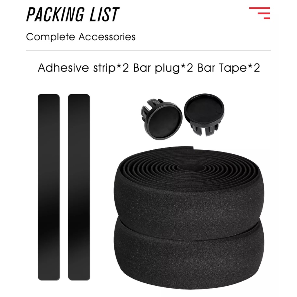 Cuộn dây quấn ghi đông xe đạp thể thao 2 MÉT + nút chặn  - Dây quấn tay cầm xe đạp địa hình - Handle Bar Tape