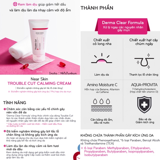 Kem dưỡng MISSHA Near Skin Calming Cream