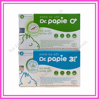 Khăn Lau Hạ Sốt Dr Papie 25 Tờ