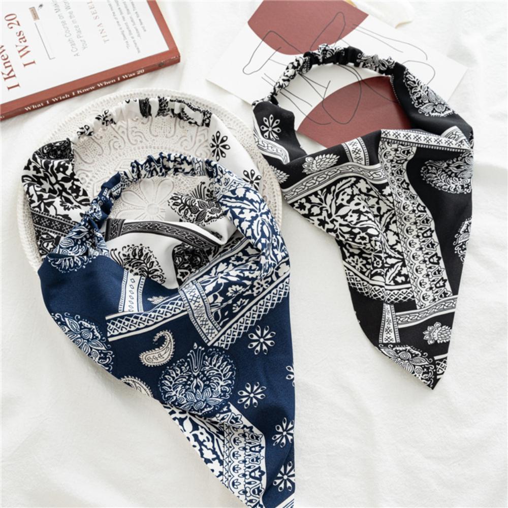 LAY Dây Buộc Tóc Chiffon Phong Cách Bohemian Cho Nữ