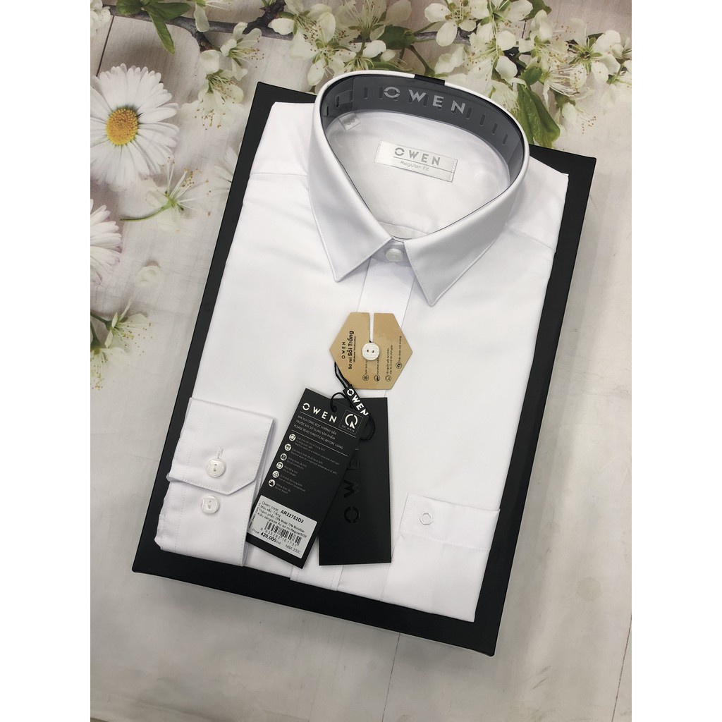 OWEN - (FREESHIP) Áo sơ mi trắng dài tay Sợi Sồi- Mã AR23075DT, AR90779D2, AR90780D1, AR90780D2, AR91508DT | BigBuy360 - bigbuy360.vn