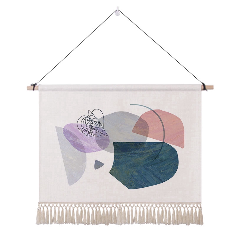 Thảm Treo Tường Trang Trí Nội Thất In Họa Tiết Trừu Tượng Độc Đáo | BigBuy360 - bigbuy360.vn