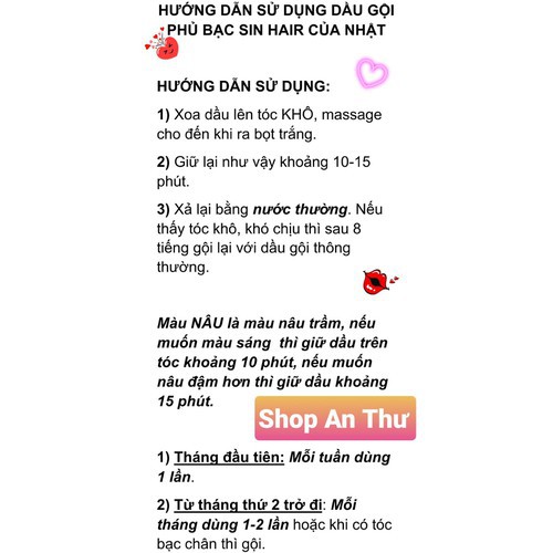 DẦU GỘI PHỦ BẠC Sin Hair TẠI NHÀ - CHÍNH HÃNG NHẬT BẢN | BigBuy360 - bigbuy360.vn