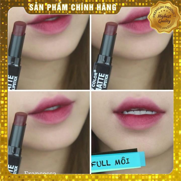 [Hot] Son Lì City Color Be matte Lipstick #M9 Maroon