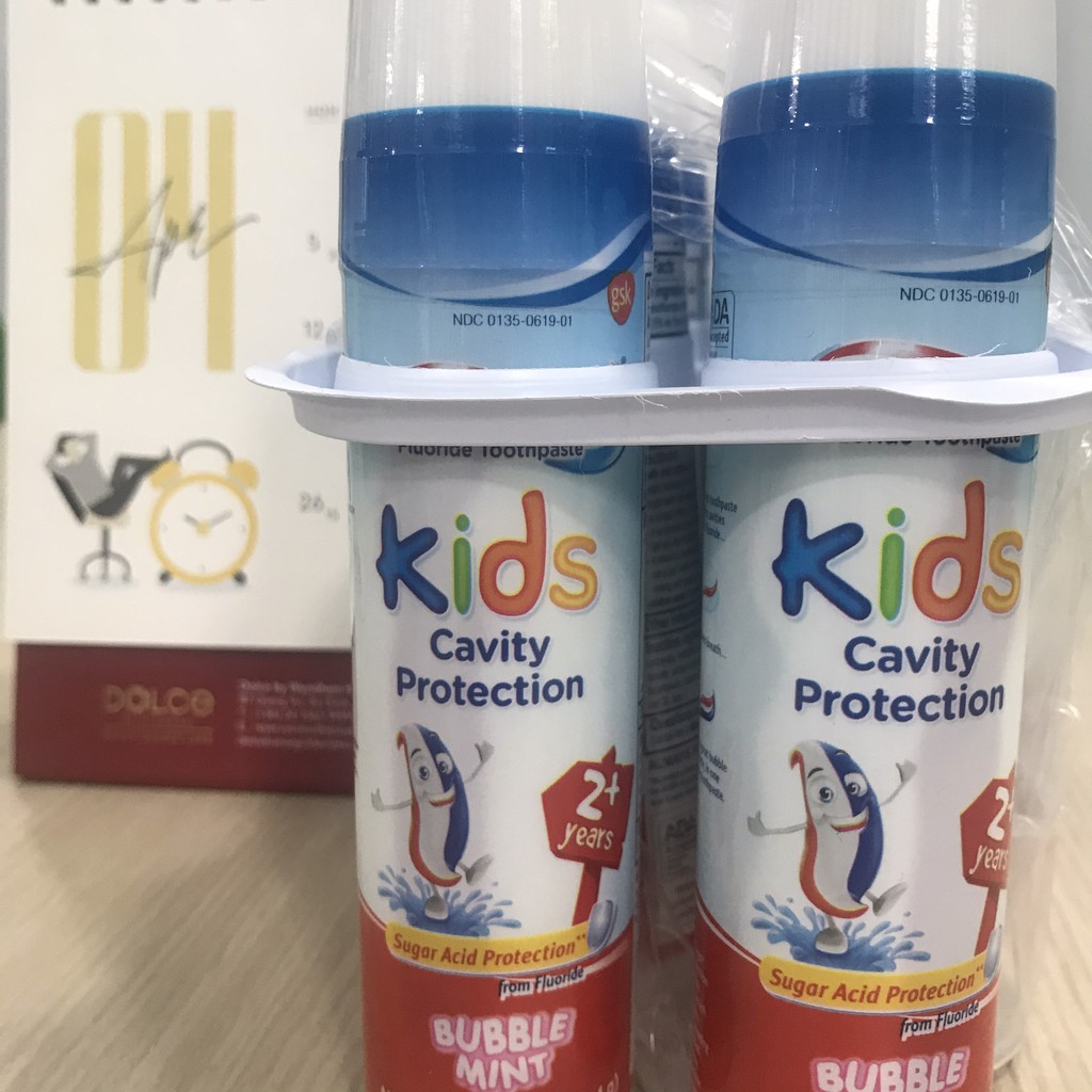 KEM ĐÁNH RĂNG AQUAFRESH KIDS - Hàng Mỹ nhập khẩu (130.4g) DATE 09/2022