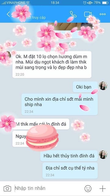 NƯỚC HOA  Dionel - HỒ LY MÊ ĐẮM