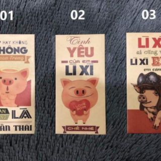 Sỉ 500 lì xì kèm bao đựng
