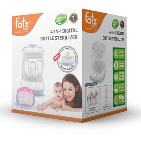 Máy tiệt trùng sấy khô hâm sữa điện tử 4 trong 1 FB4910SL Fatz Baby