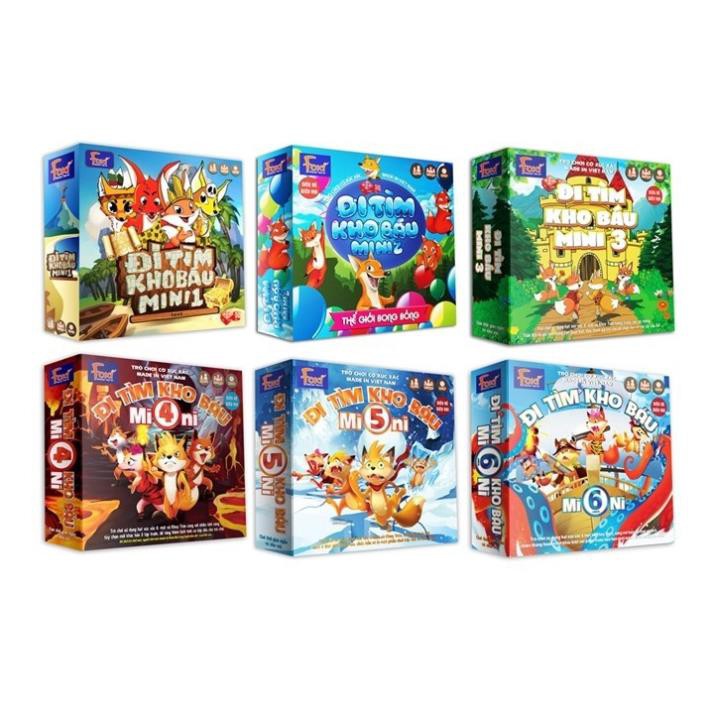 [FREESHIP+TẶNG QUÀ] Board game-Đi tìm kho báu mini 5 Foxi-trò chơi chiến thuật-hài hước-siêu lầy-bổ ích và lý thú