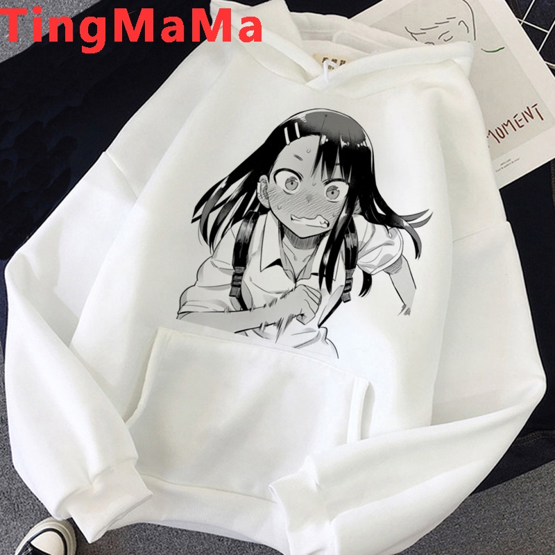 Nagatoro hoodie nam in họa tiết áo nỉ nam quần áo Ulzzang grunge