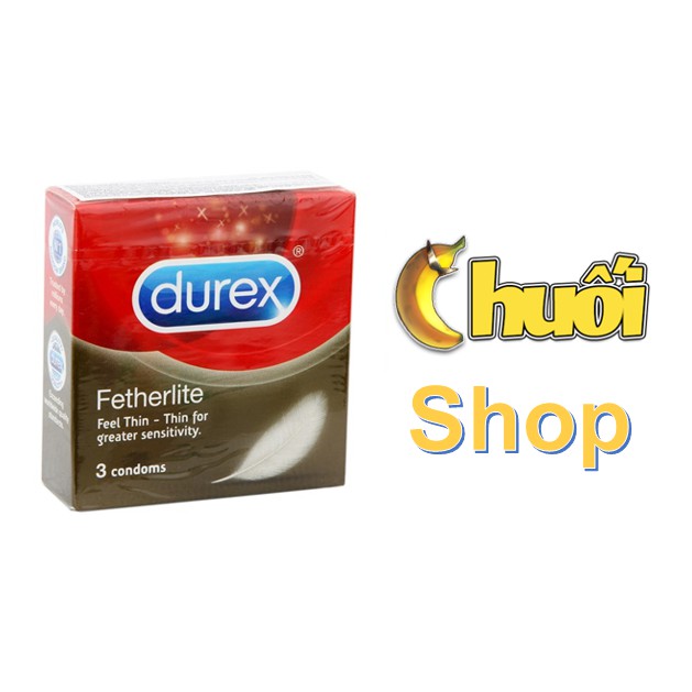 Bao cao su SIÊU MỎNG CẢM GIÁC THẬT Durex Fetherlite