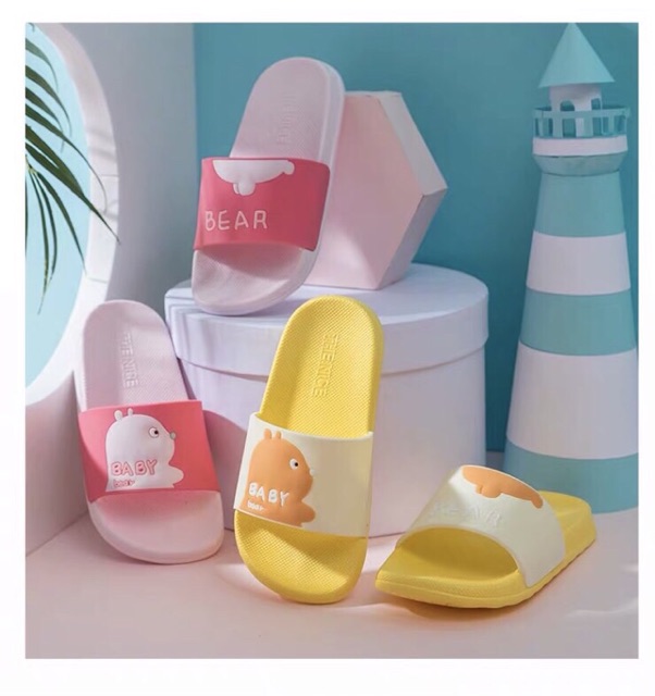 Dép gấu Baby Bear 5 màu ngộ nghĩnh
