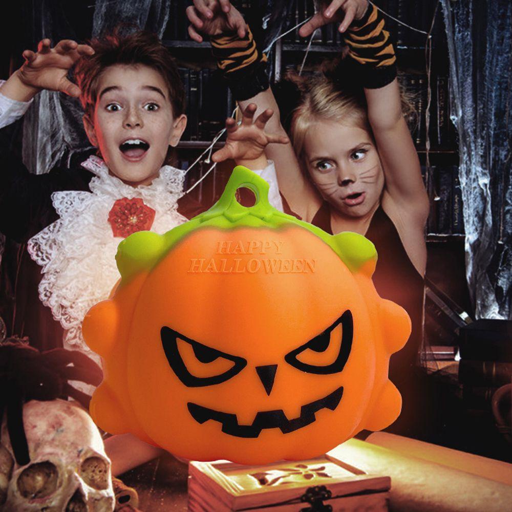 YIYU Con Quay Đồ Chơi Fidget Spinner HìNh Quả Bí Ngô Halloween BằNg Silicon MềM MạI GiúP GiảM Stress