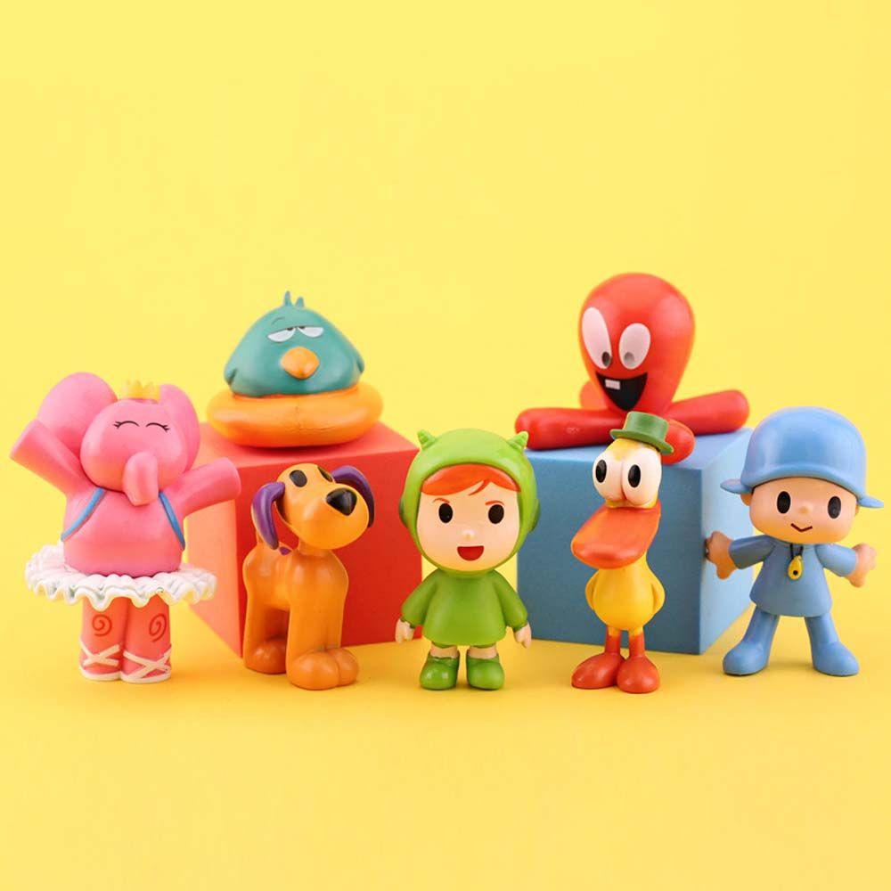 Set 7 Mô Hình Đồ Chơi Nhân Vật Pocoyo