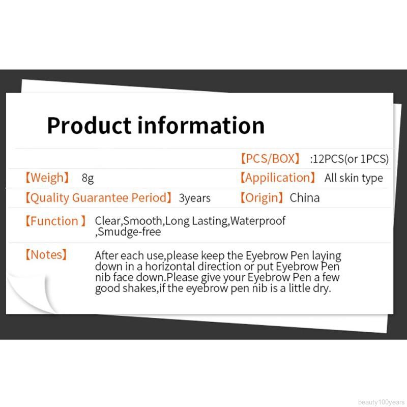[Hàng mới về] Bút chì kẻ lông mày đầu 4 răng chống nước lâu trôi | BigBuy360 - bigbuy360.vn