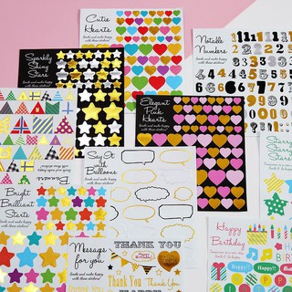 [Chọn mẫu ] sticker dán trang trí kt 12*12cm