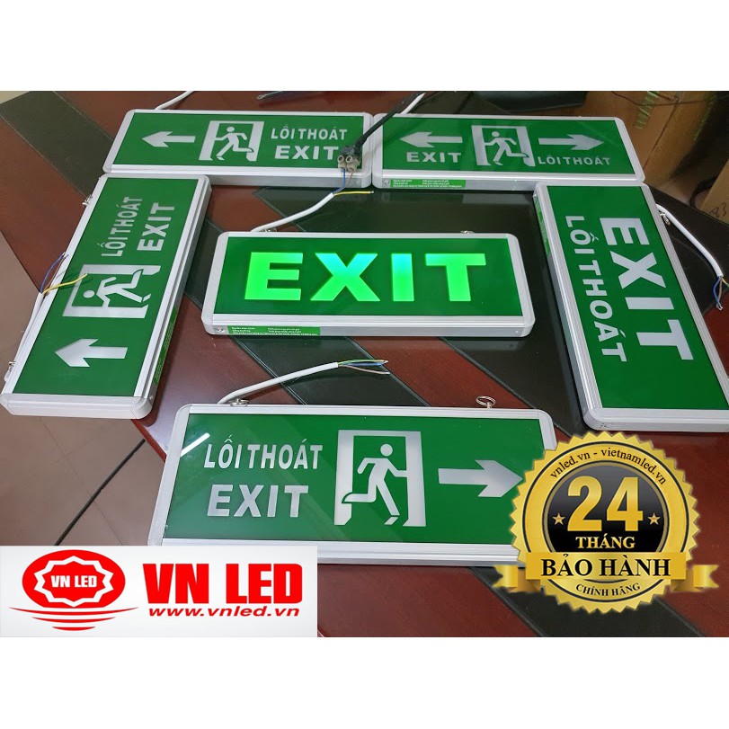 ĐÈN EXIT THOÁT HIỂM, LỐI THOÁT , EXIT, 1 MẶT, 2 MẶT, đt 0936395395