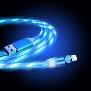 Cáp sạc Micro USB Type C có đèn LED cho Samsung Xiaomi iPhone