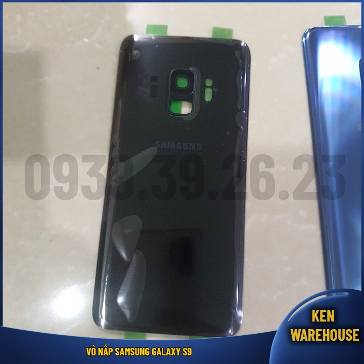 Vỏ nắp lưng điện thoại SAMSUNG Galaxy S9 có kính camera và sẵn keo hàng linh kiện - KEN warehouse