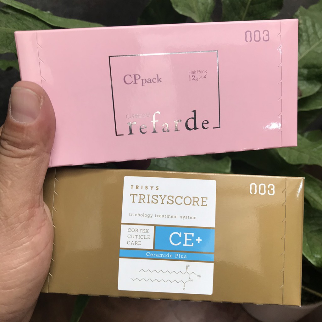 Kem hấp tại nhà 003 Number Three Curepod Refarde CP Pack 4x12g