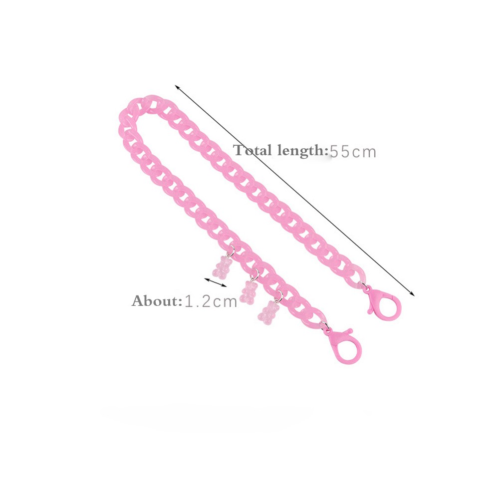 Dây Đeo Mắt Kính Chất Liệu Acrylic Hoạ Tiết Hoa Độc Đáo