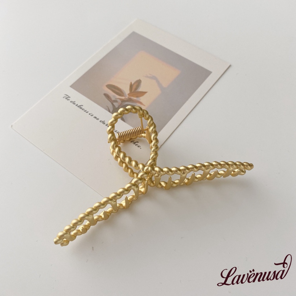 Kẹp tóc kim loại phong cách Hàn Quốc thời trang thanh lịch LAVENUSA CT20