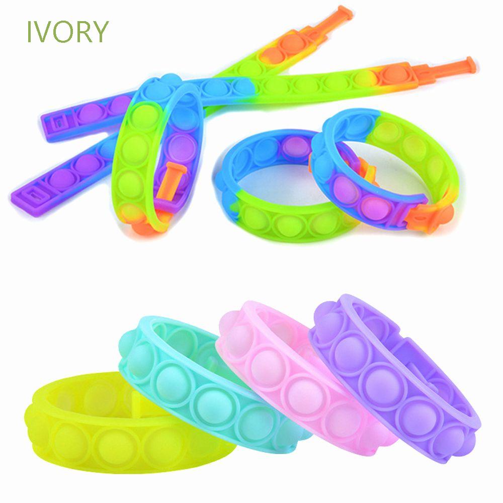 Vòng đeo tay silicon mềm đồ chơi giảm căng thẳng cho bé