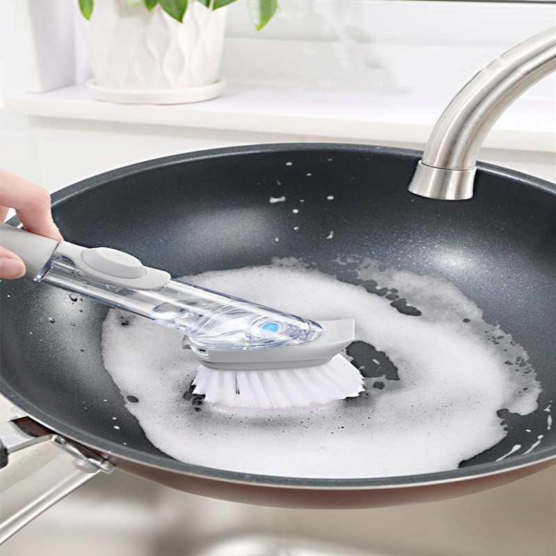 Bàn Chải Vệ Sinh Đồ Dùng Nhà Bếp Cán Dài Tiện Lợi