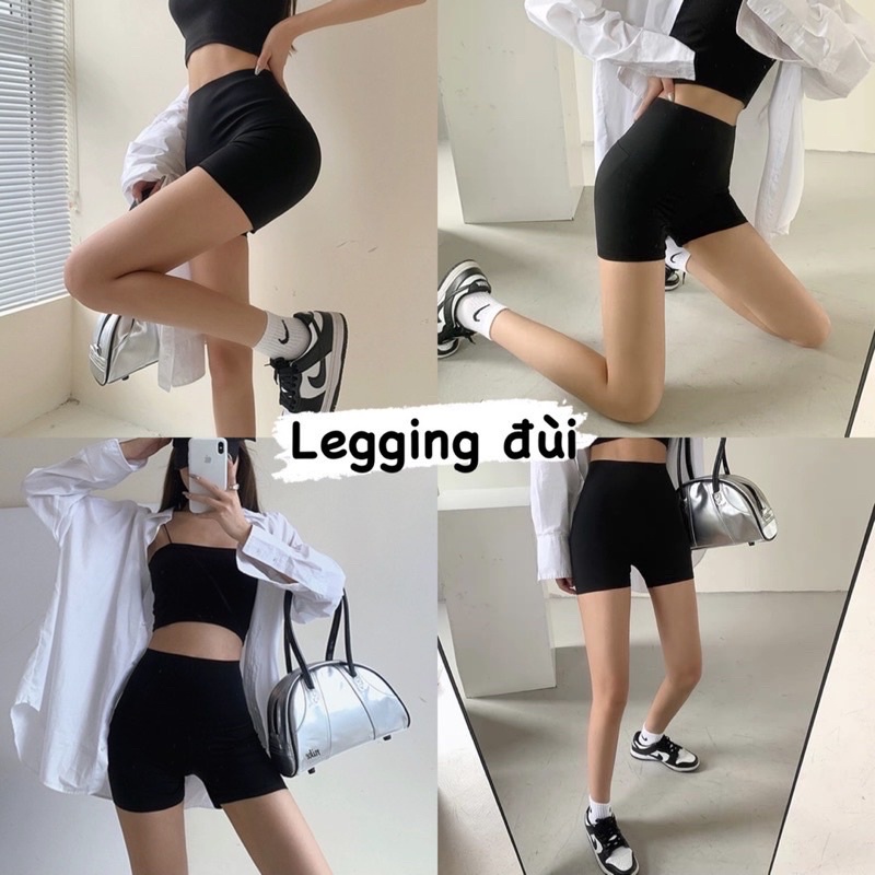 Quần legging đùi co giãn loại đẹp (ảnh thật) m02