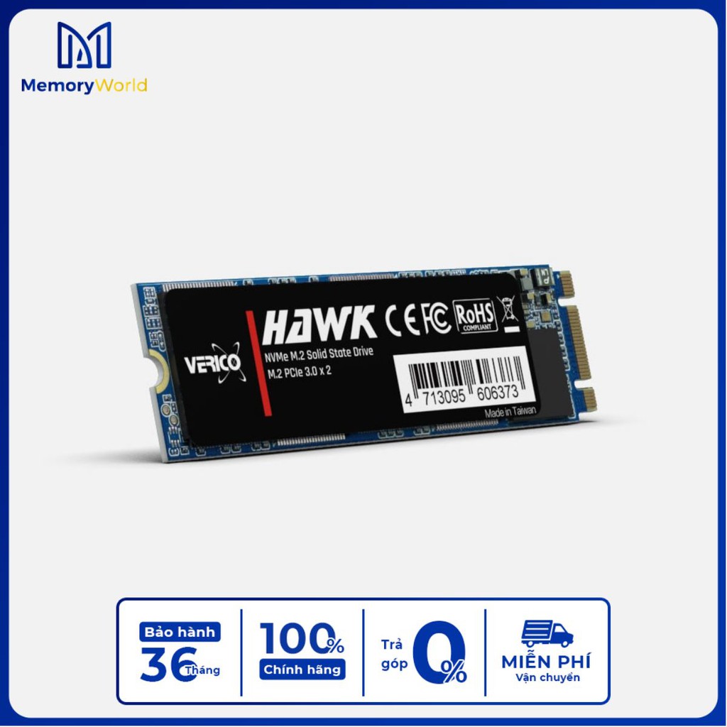 SSD Verico Hawk 128G M2 NVME_1SS0H-SSMBC3-NN - YourMemoryWorld