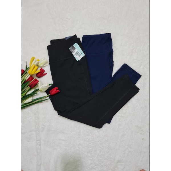 (big sz) Quần tập legging túi đùi DSG xuất xịn (2 màu)