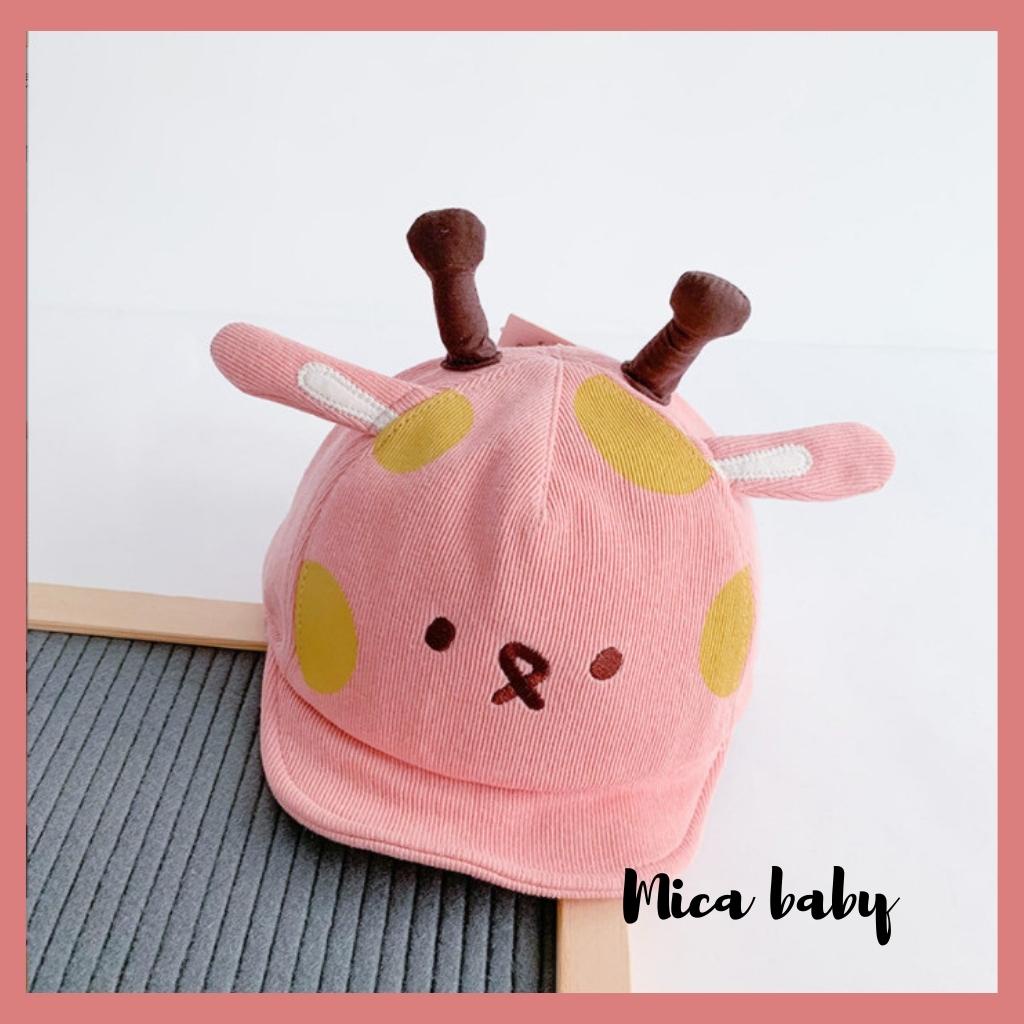 Mũ lưỡi trai hình hươu đáng yêu cho bé Mica Baby MH118