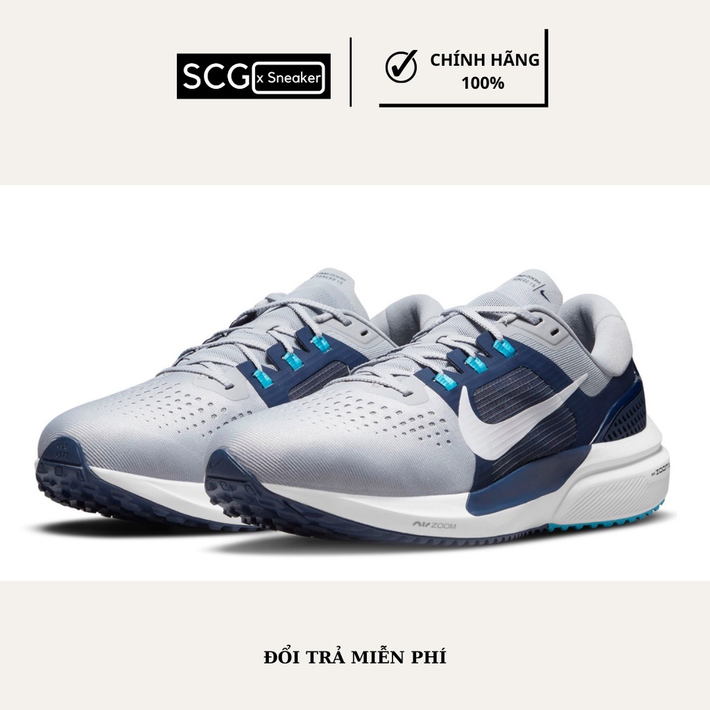 Giày thể thao nam - sneaker nam- NIke Air Zoom Vomero 15 - màu xám - CU1855-006 - Hàng Chính Hãng - SCGxsneaker