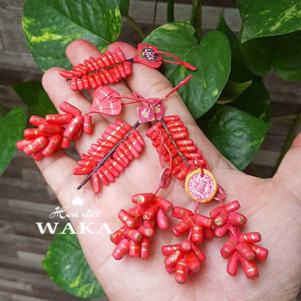 Mô Hình Băng Pháo Tết Mini Đất Sét 01