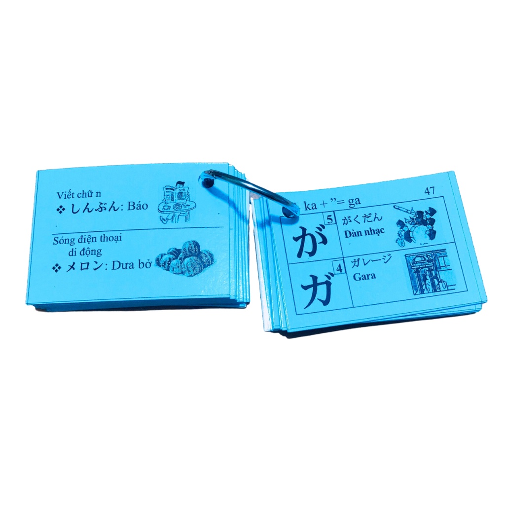 Thẻ Học Bảng Chữ Cái Tiếng Nhật Hiragana & Katakana Dành Cho Người Mới Bắt Đầu