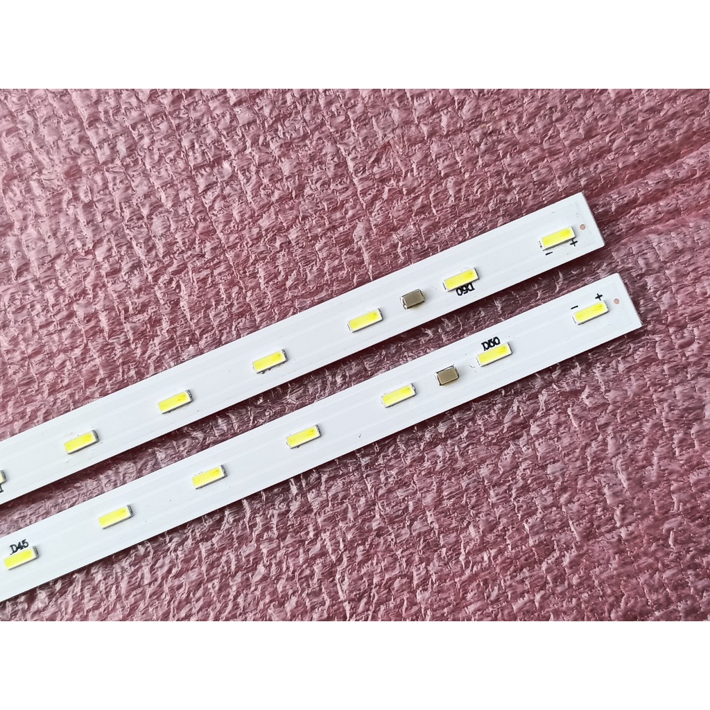 THANH ĐÈN LED VIỀN TIVI SONY 55X8000E 55X8500E 55X7200E HÀNG MỚI 100%, BỘ 2 THANH, MỖI THANH 51 BÓNG 6V, DÀI 60cm