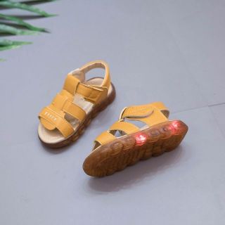 Sandanl đế đèn giày tập đi đế đèn cho bé trai