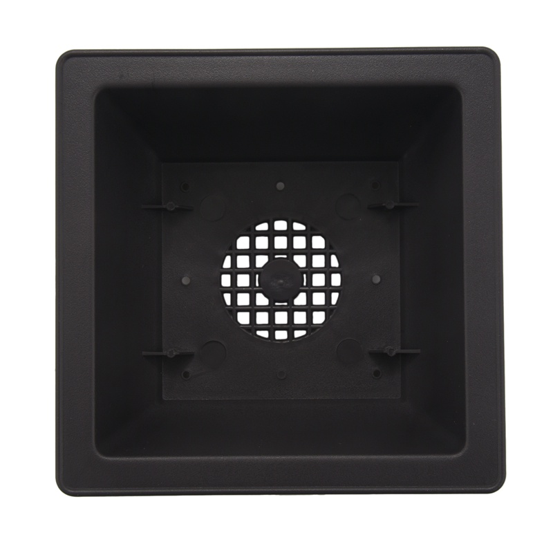 Bộ 15 Chậu Hoa 4.7 Inch Hình Vuông Bằng Nhựa Dùng Trang Trí Nhà Cửa / Sân Vườn