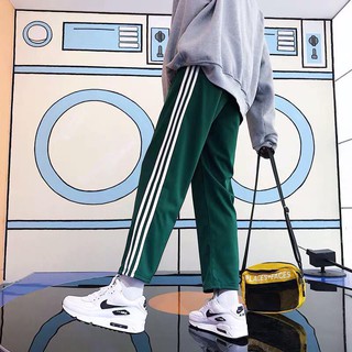 UNISEX - LINE PANTS - QUẦN 3 LINE MÀU XANH - QUẦN THỂ THAO UNISEX NAM NỮ