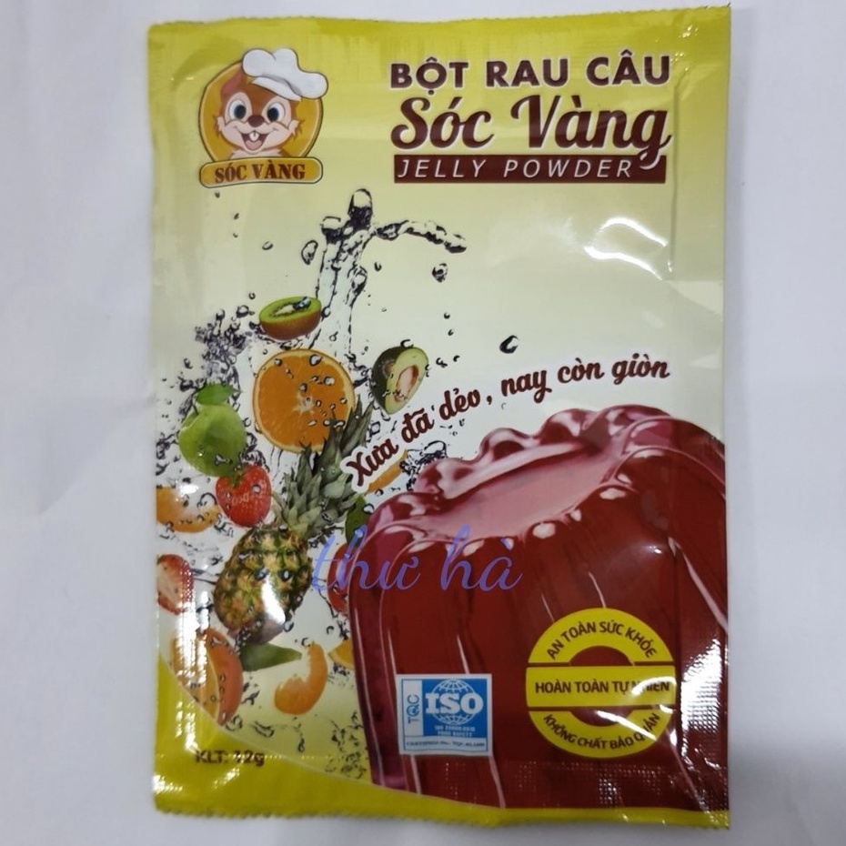 (1 gói)bột rau câu/bột rau câu sóc vàng 12g