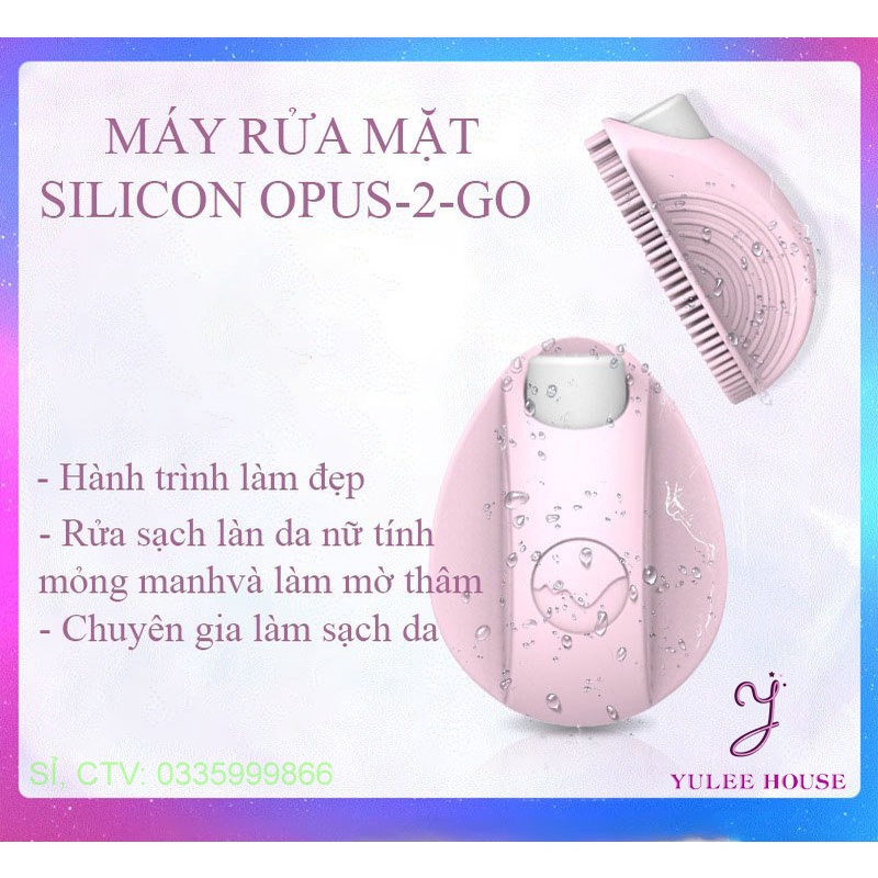 MÁY RỬA MẶT SILICON MINI CẦM TAY CHẠY PIN - MÁT DỊU LÀN DA