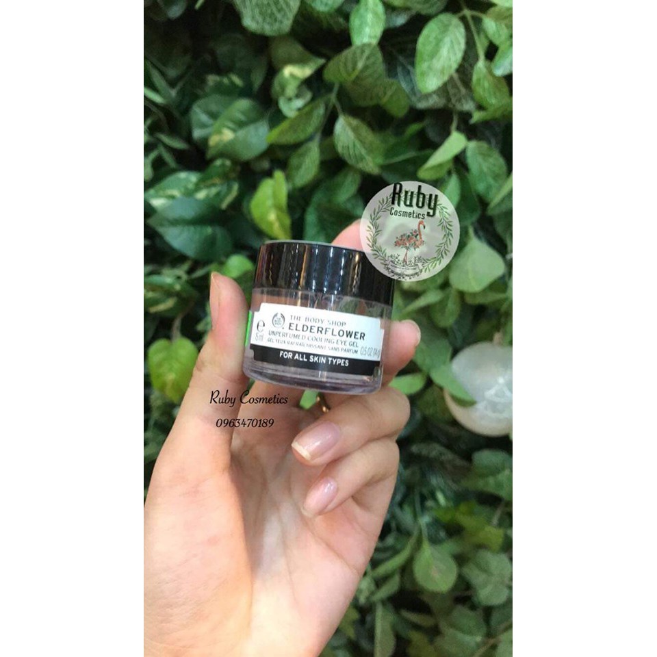 Kem Dưỡng Mắt The Body Shop Elderflower Unperfumed Cooling Eye Gel (15ml)