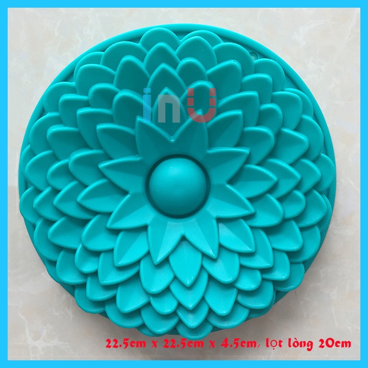 Khuôn silicon hoa hồng, hoa hướng dương nướng bánh, làm rau câu BSI